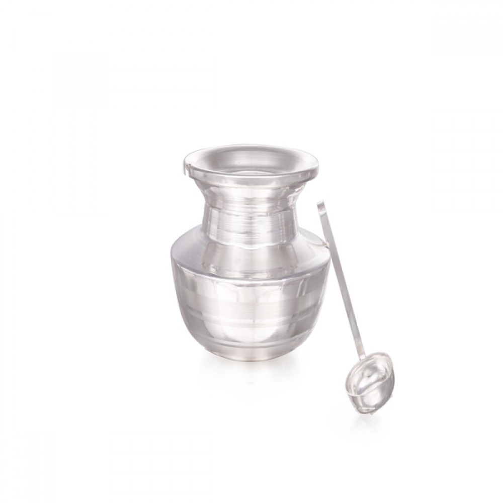 Plain Ghee Pot With Spoon